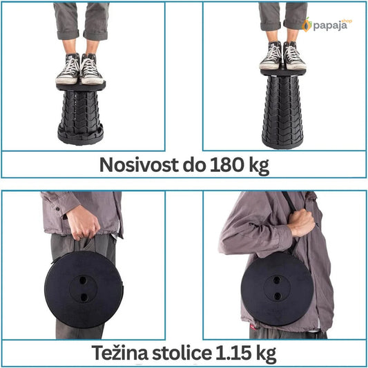 Sklopiva stolica na uvlačenje - FOLDYSEAT
