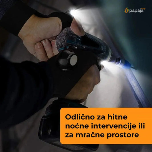 Rukavica za rad sa LED svetlom