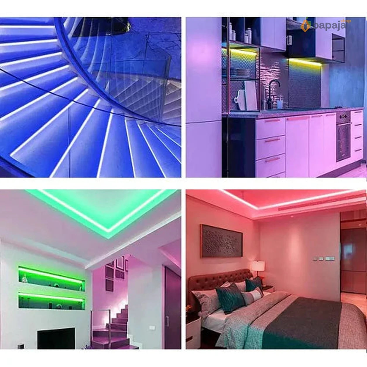 LED Traka RGB 10M 5V (Bluetooth + Daljinski) - silikonska