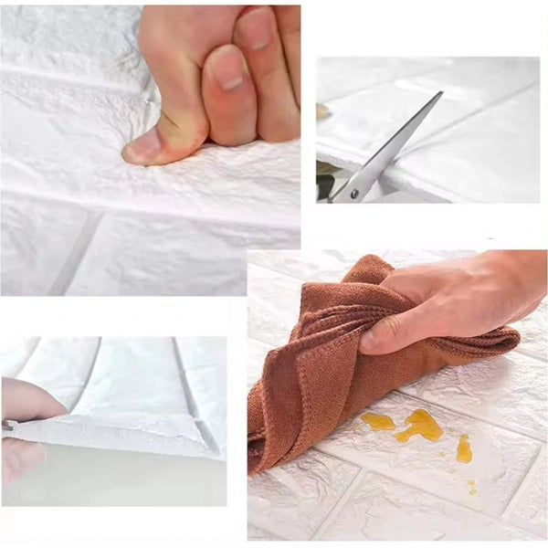 3D Tapete od Cigle 70×77cm – Set od 5 tapeta od cigle