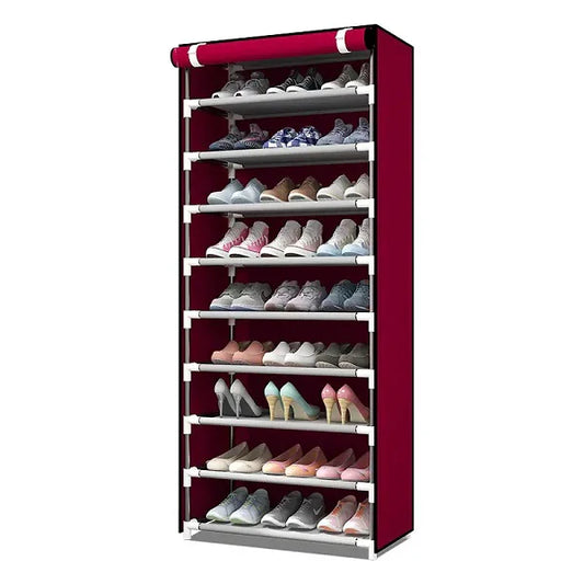 Platneni cipelarnik sa 10 polica