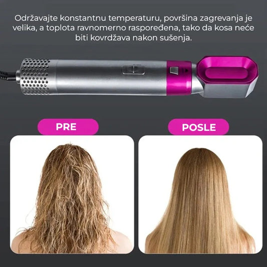 Air Styler - 5u1 Stajler sa nastavcima za oblikovanje kose
