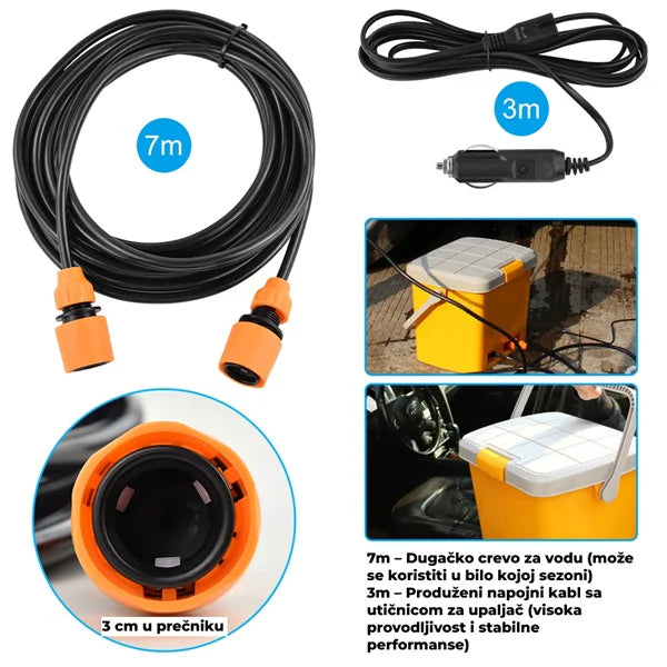 Aparat za pranje kola 12V