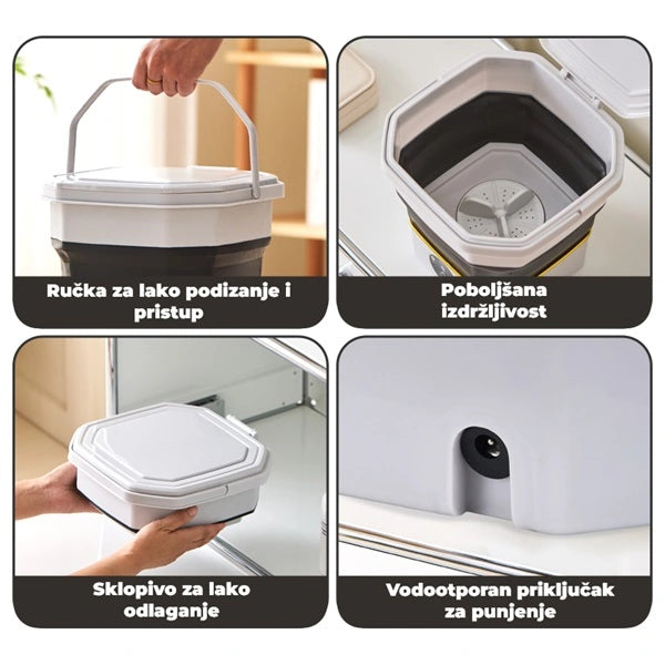 Mini sklopiva veš mašina