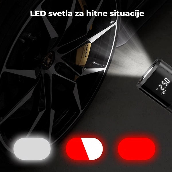 Pumpa-kompresor za naduvavanje auto guma