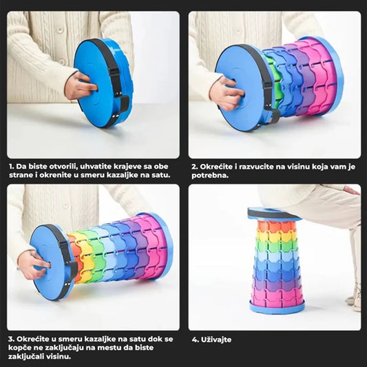 Sklopiva stolica na uvlačenje - FOLDYSEAT