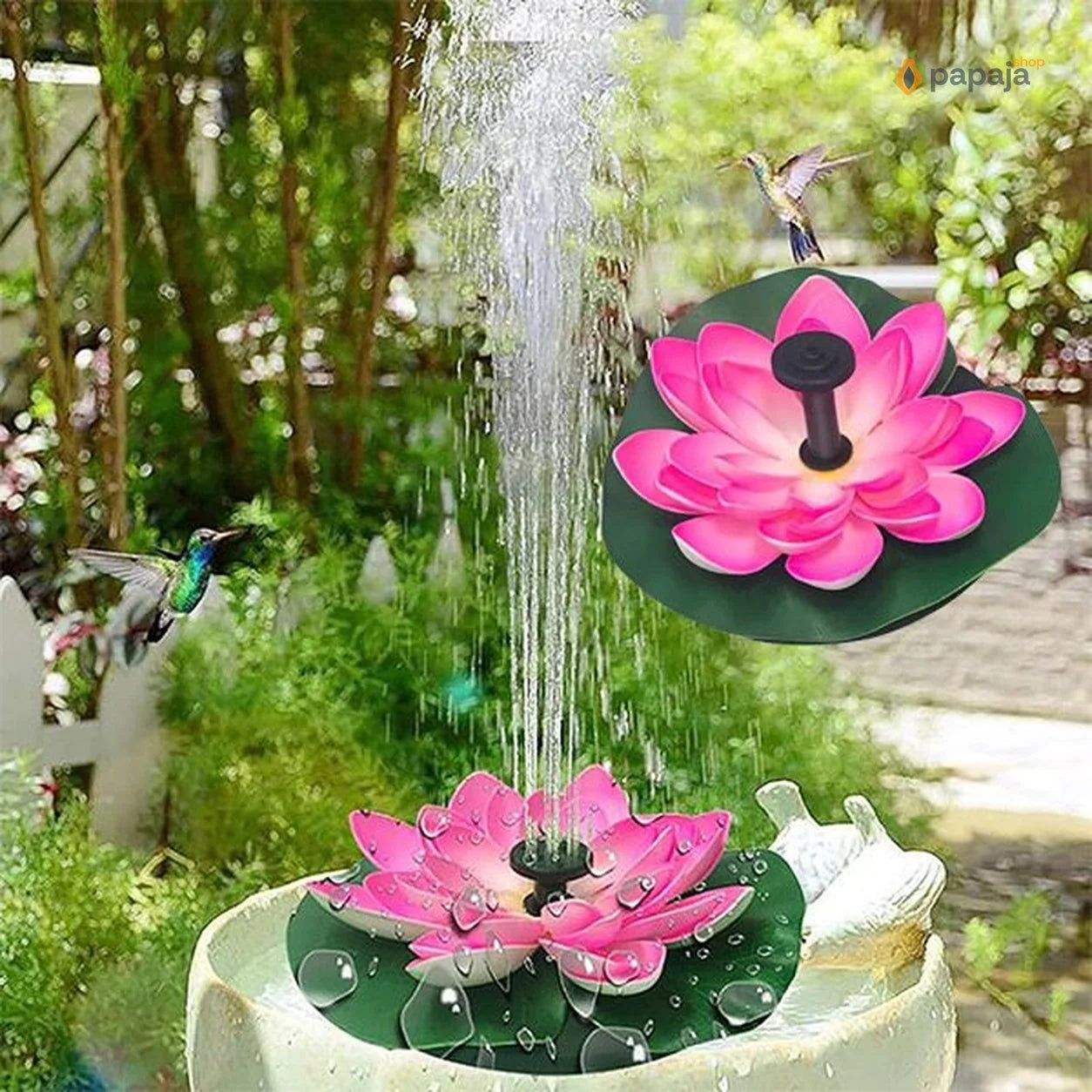 Solarna Fontana Lotos | Papaja Shop