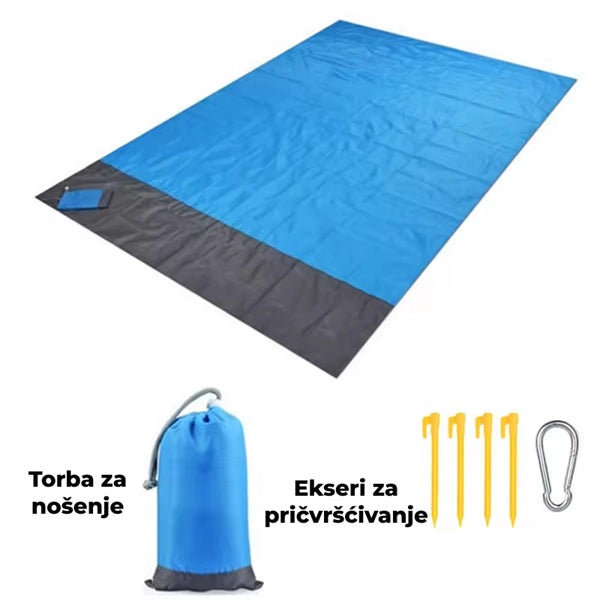 Vodootporna prostirka za plažu 210x200 cm