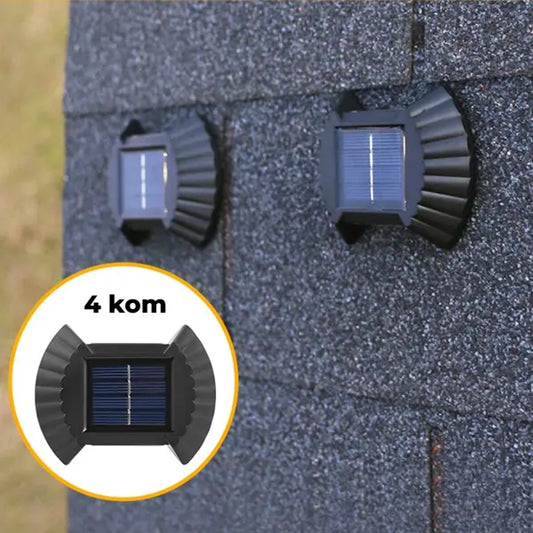 Zidne solarne lampe 4kom