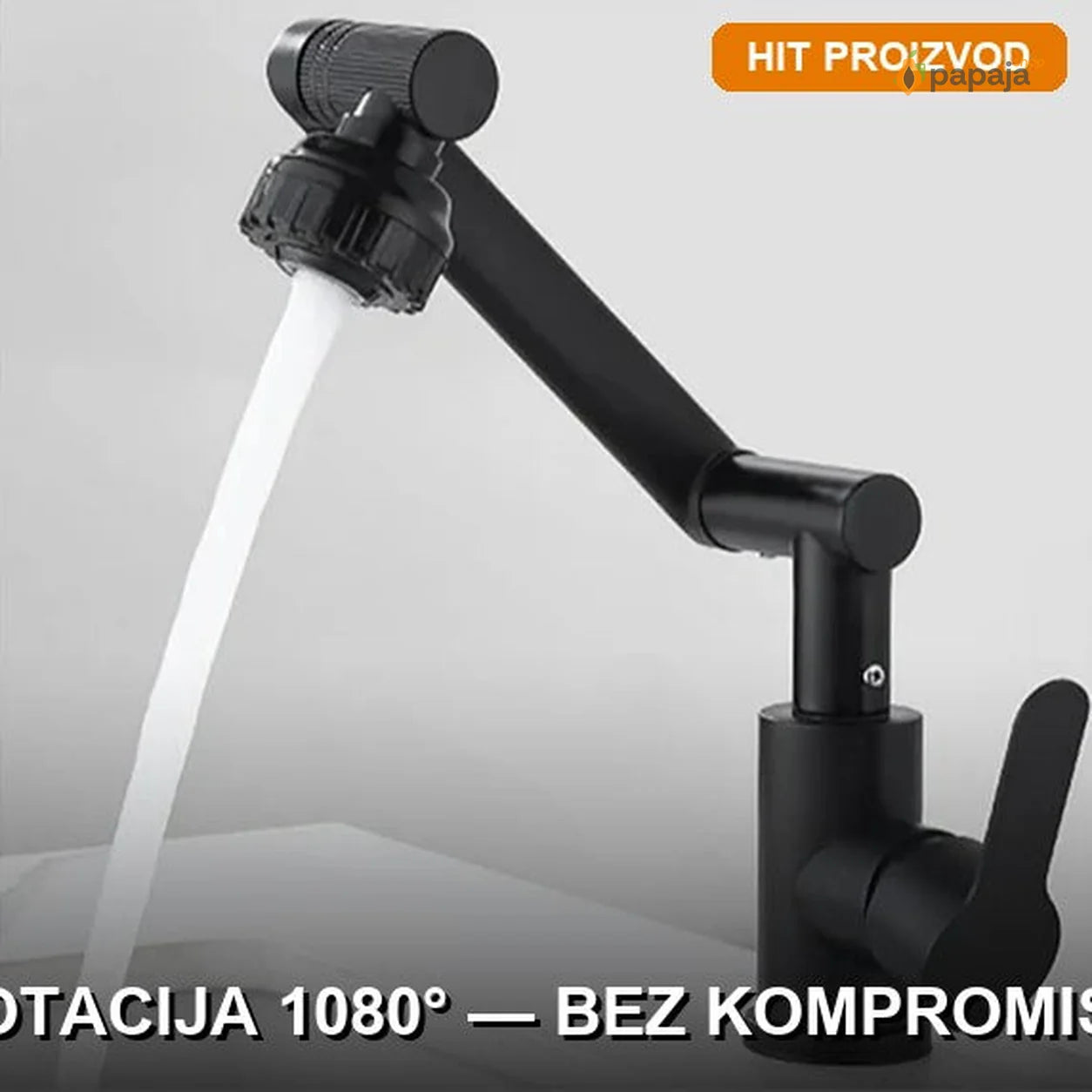 Fleksibilna česma koja se rotira 1080° — nastavak za slavinu | Papaja Shop