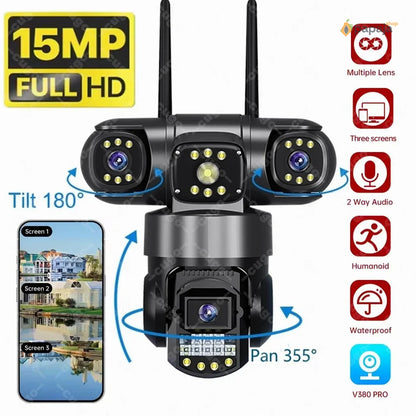 Ultra HD PTZ Kamera sa Tri Sočiva | Papaja Shop