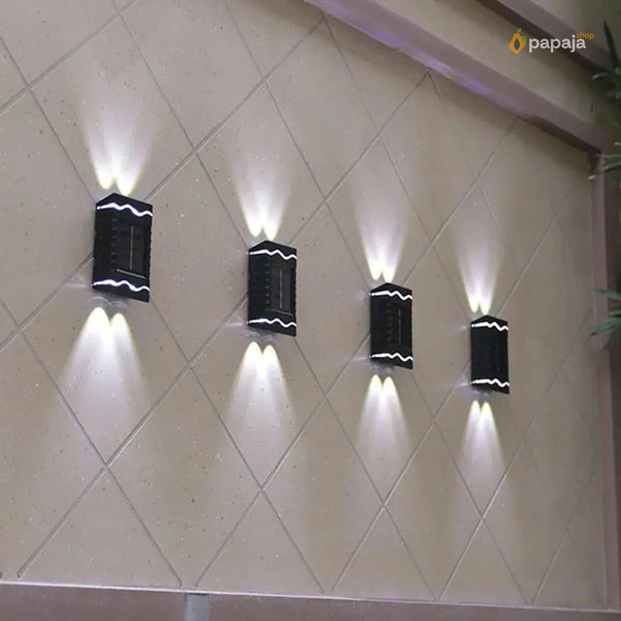 Solarne zidne lampe - 4 komada