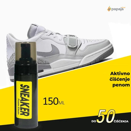 Set sa penom za čišćenje obuće