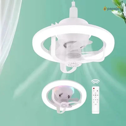 Ventilator sijalice E27 50W + 30W – Komplet 2 komada sa daljinskim