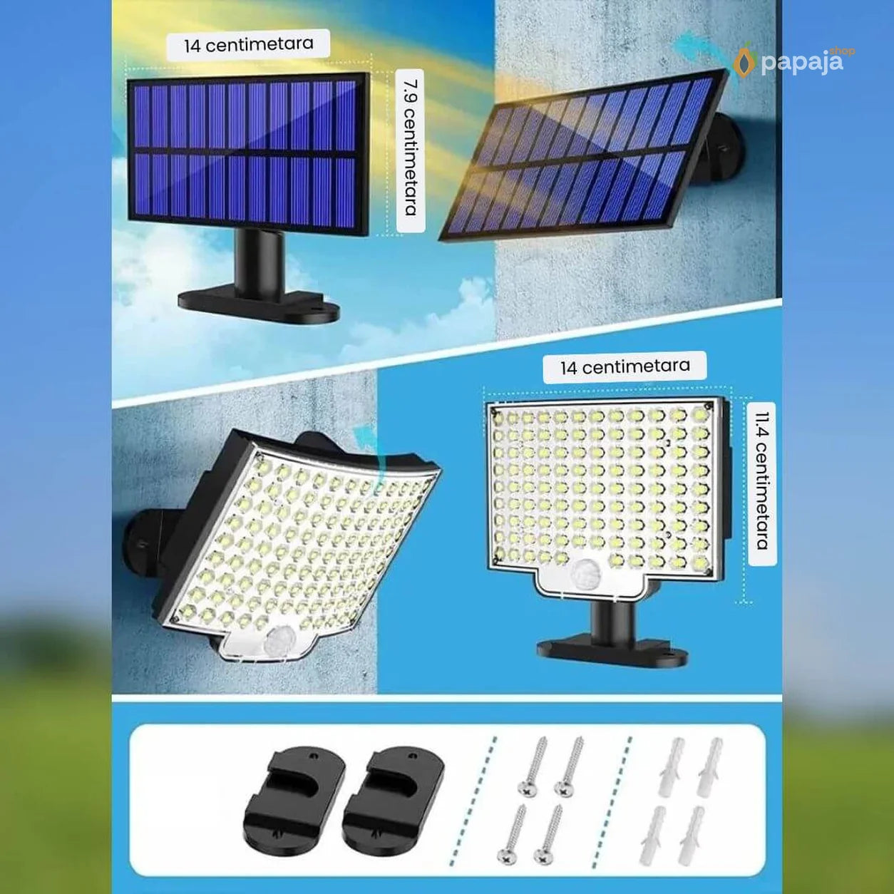 Solarni Led Reflektor | Papaja Shop