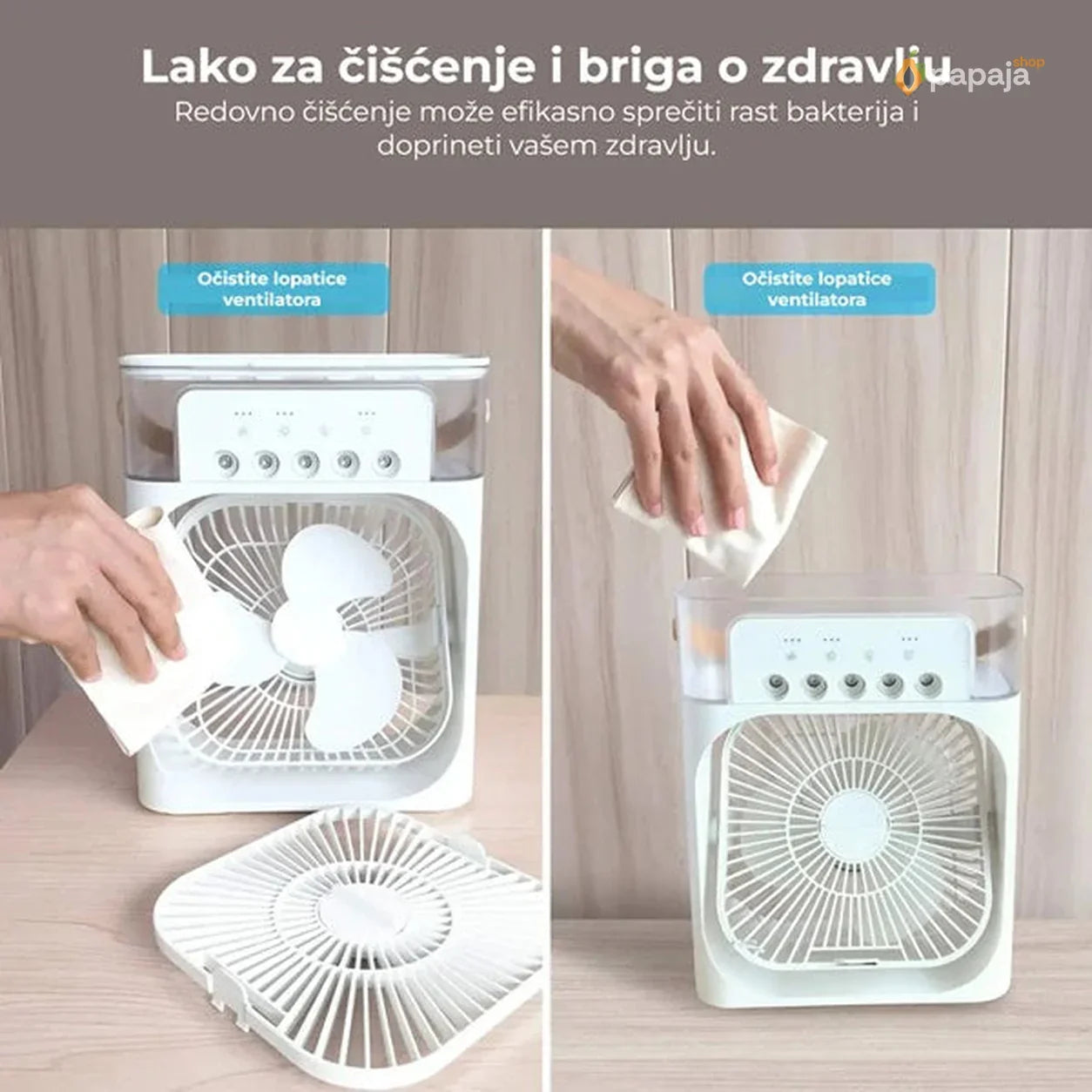 Prenosiva ventilator klima – 1+1 GRATIS