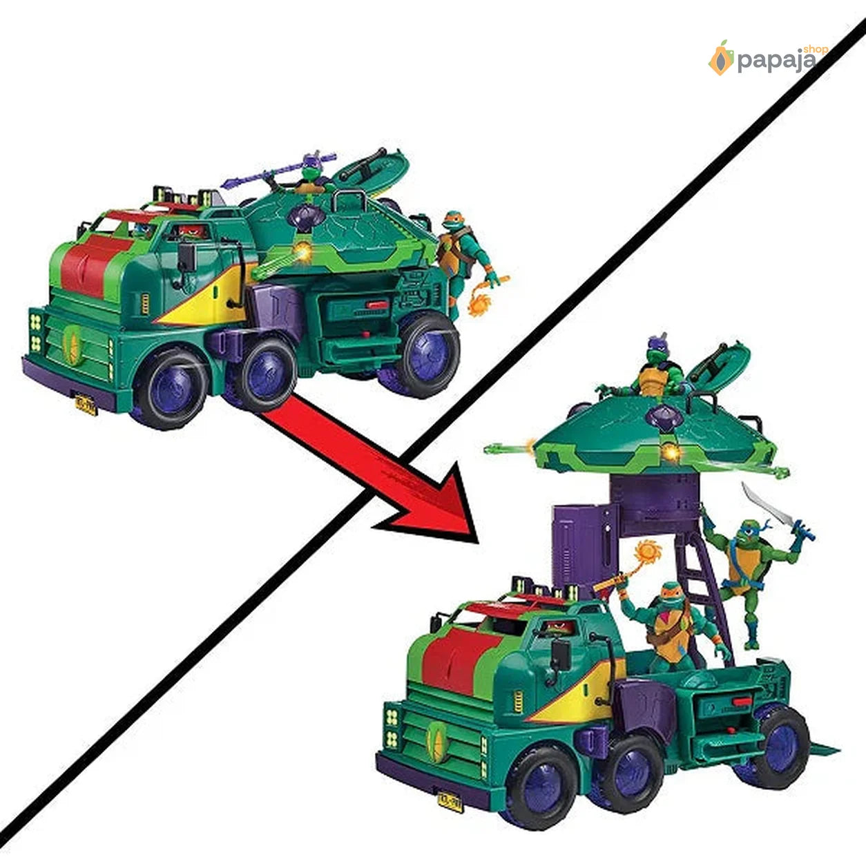 JAZWARES NINJA TURTLES NINDŽA KORNJAČE BORBENO VOZILO