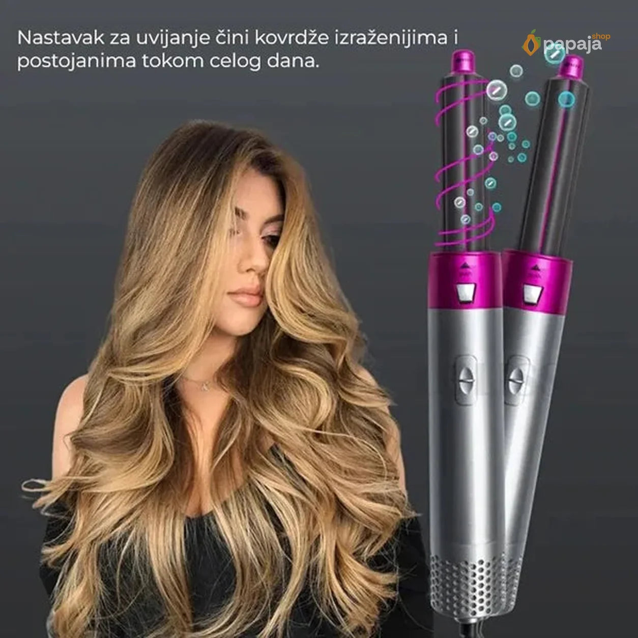 Air Styler - 5u1 Stajler sa nastavcima za oblikovanje kose
