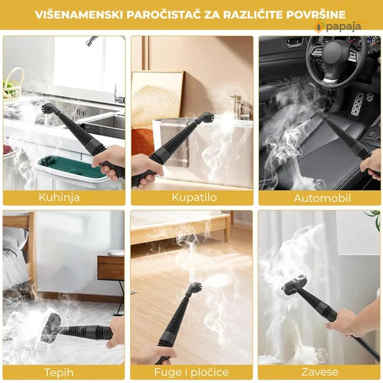 Paročistač za čišćenje pod visokim pritiskom