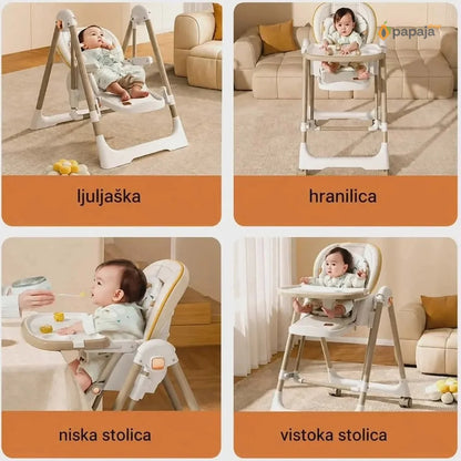 Hranilica ljuljaška 2 u 1 – Udobnost i Funkcionalnost za Bebu | Papaja Shop