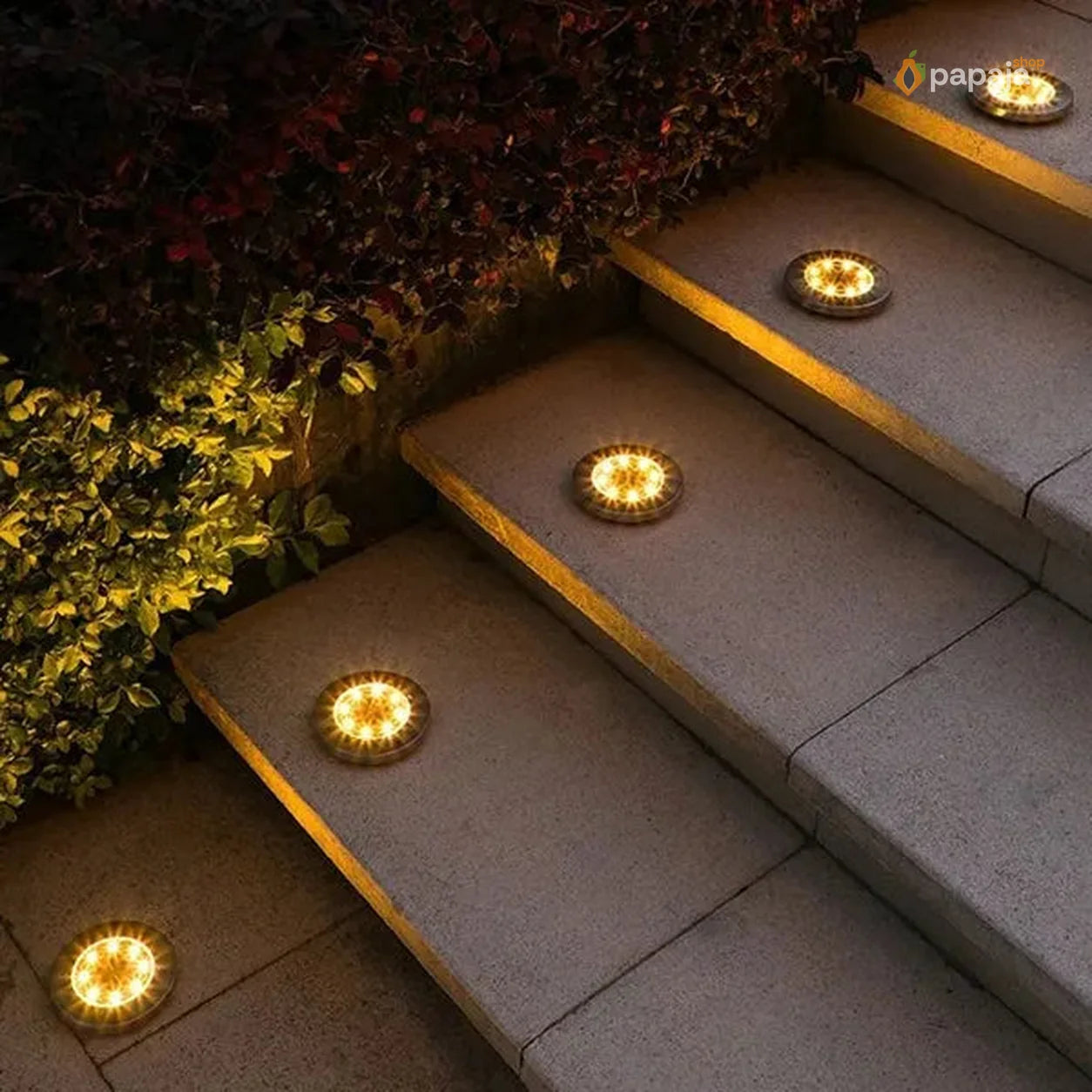 Podna LED solarna lampa za dvorište – Set 4 komada