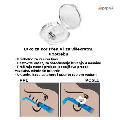 Prsten protiv hrkanja - Set 2 kom.