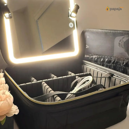 Kofer za šminku sa LED ogledalom