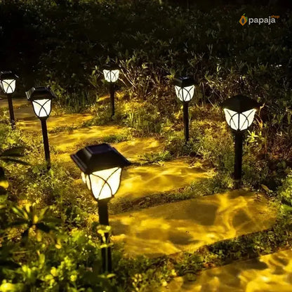 Solarne LED lampe – solarno svetlo za baštu 6 kom.