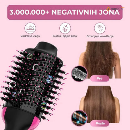Četka za sušenje i oblikovanje kose 3u1