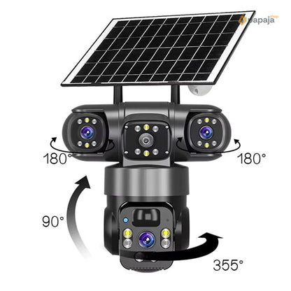 Solarna Wifi kamera sa tri sočiva | Papaja Shop