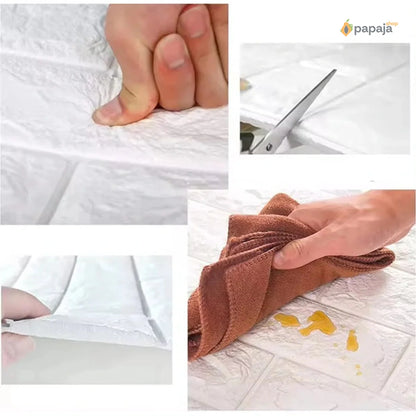 3D tapete od cigle (70×77cm) – 5 Komada