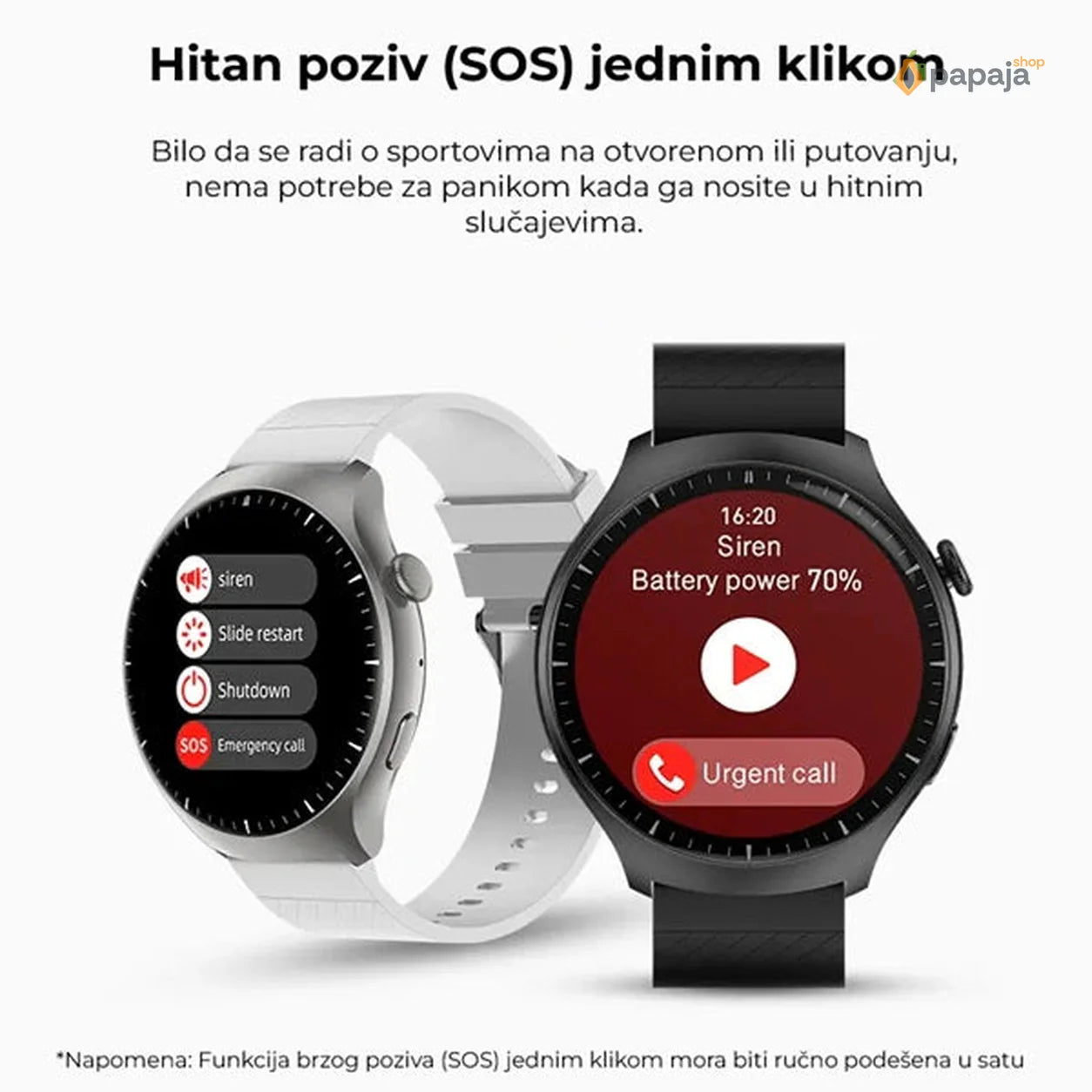 Pametni sat HOWEAR 4 Pro Crni