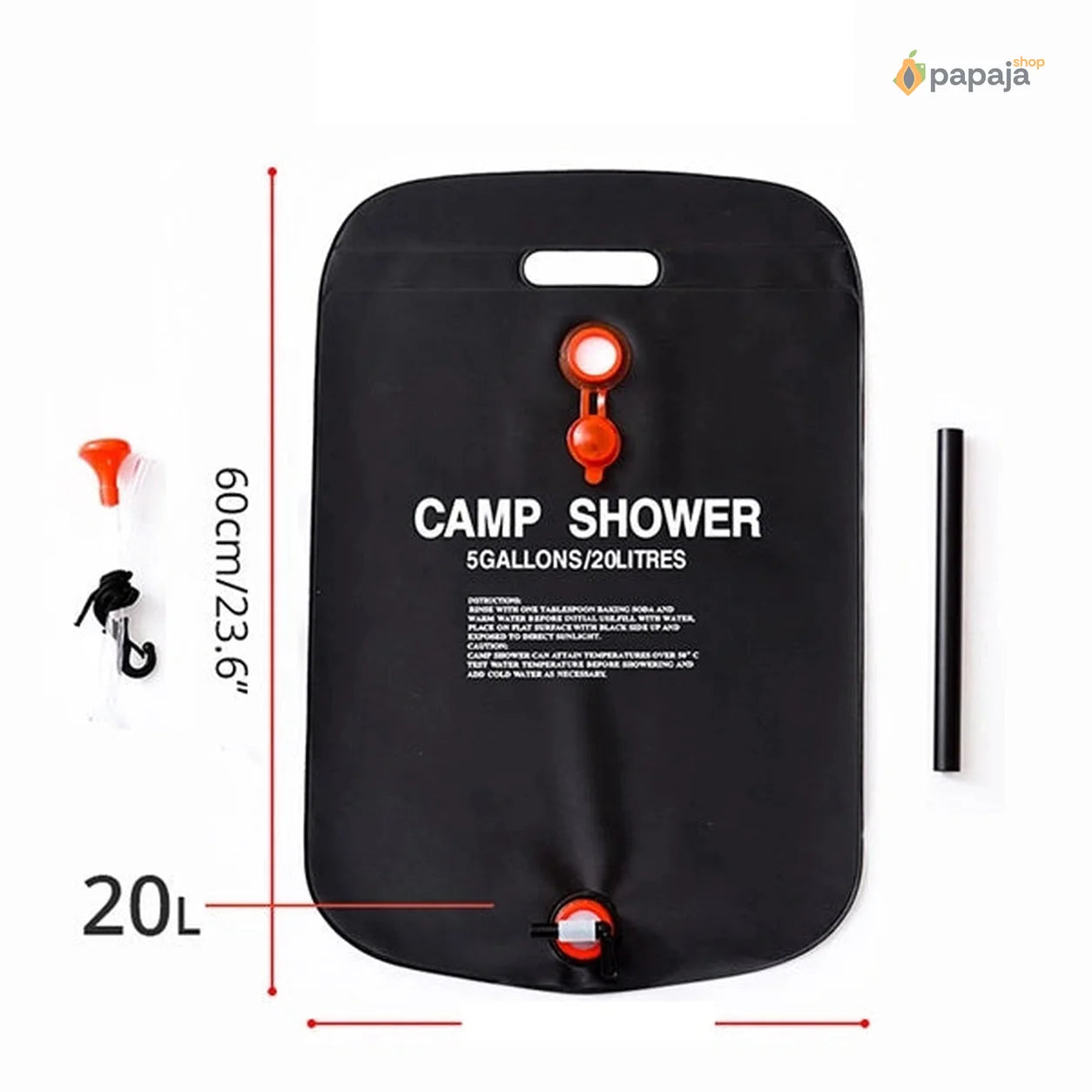 Solarni Kamp Tuš 20L | Papaja Shop