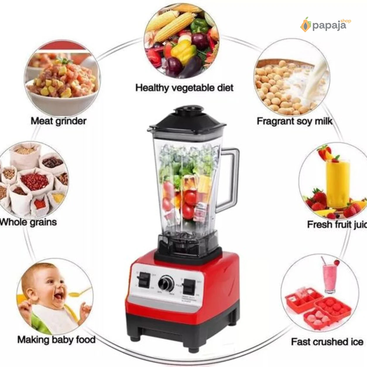 Profesionalni Blender Sa 2 Posude | Papaja Shop