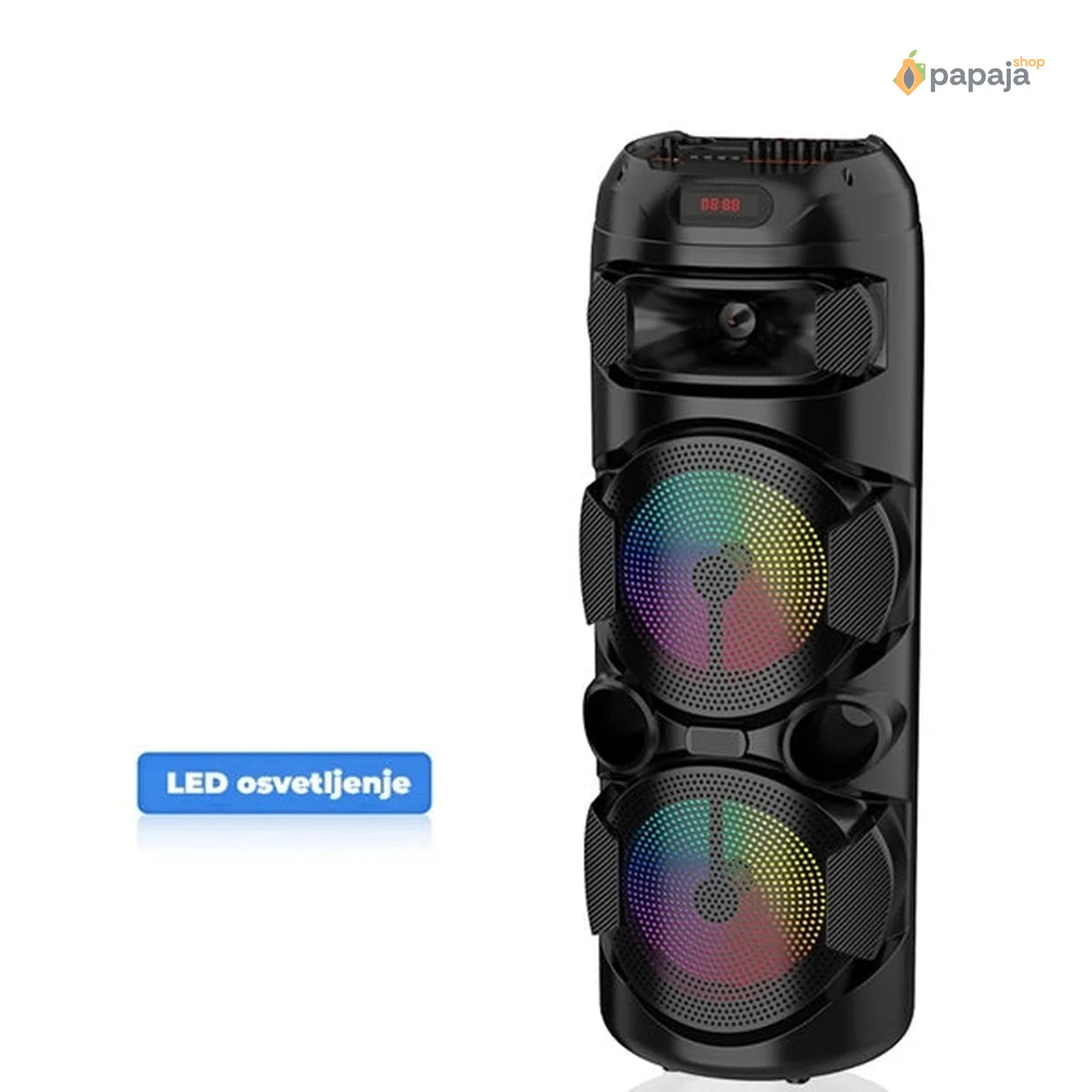 Bluetooth karaoke zvučnik sa RGB osvetljenjem
