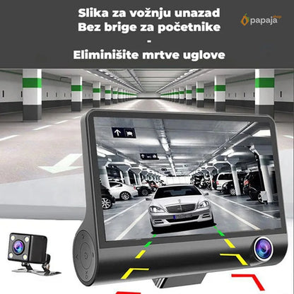 Auto kamera 3 u 1 Full HD prednja, zadnja i unutrašnja