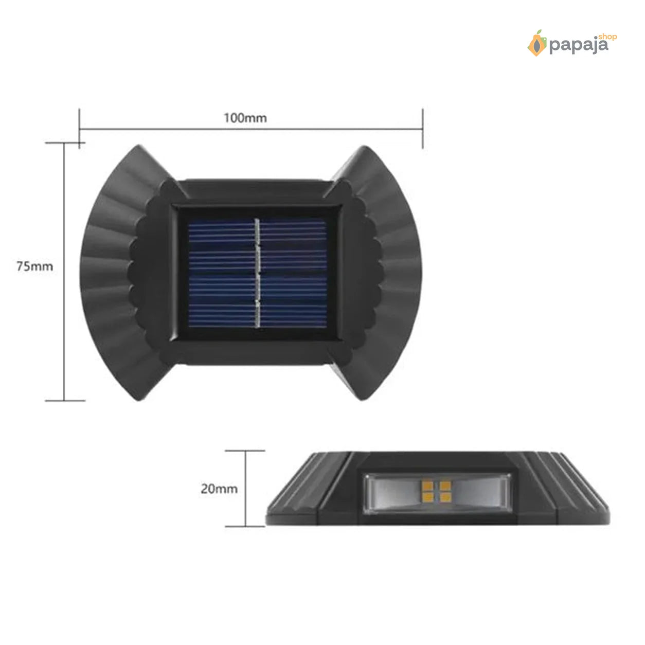 Zidne solarne lampe 4kom