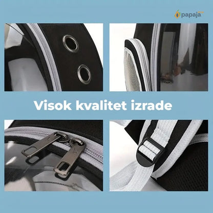 PET Transporter ranac sa kapsulom za pse mačke štence papagaje itd.