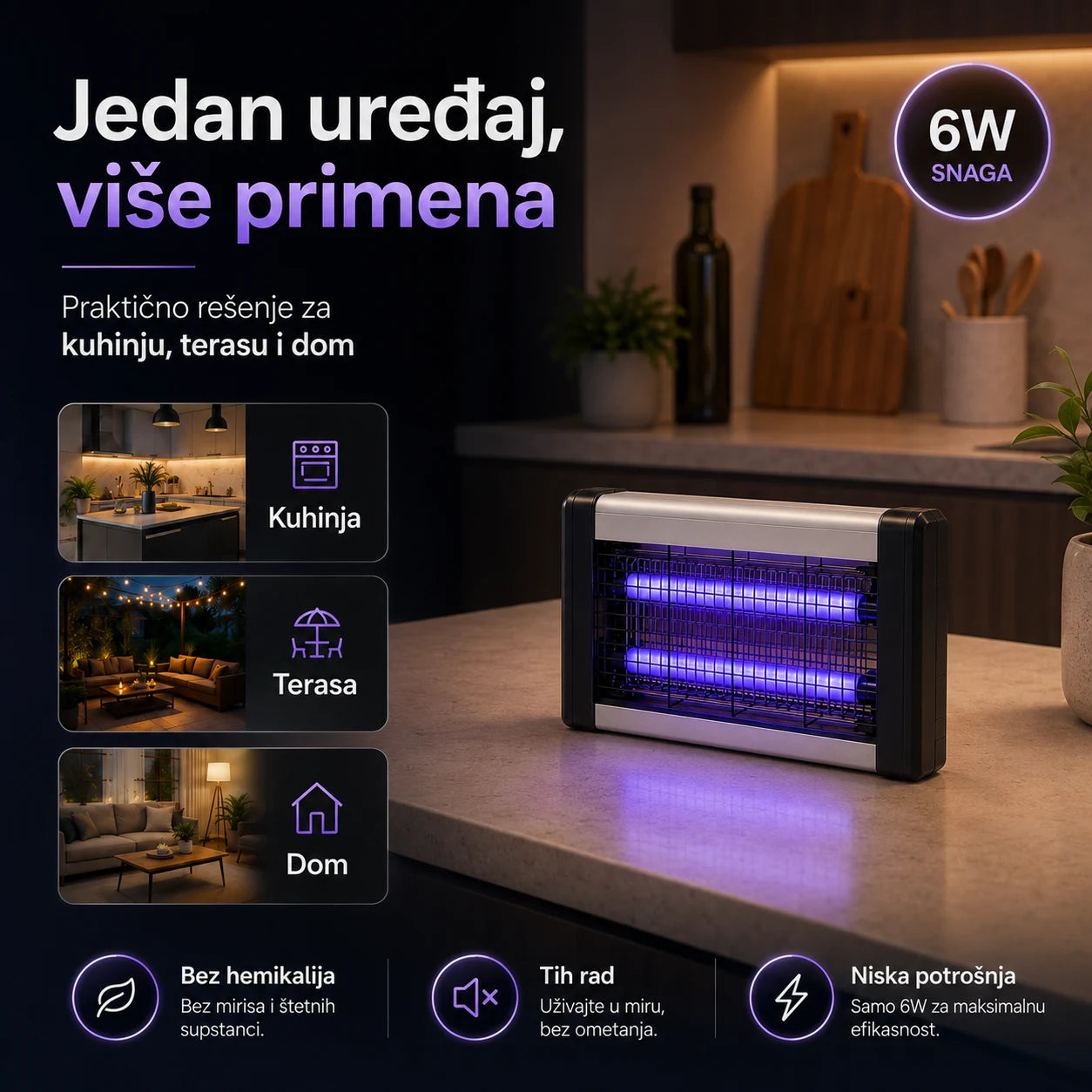 Jedan uređaj više primena - LED lampa 6W