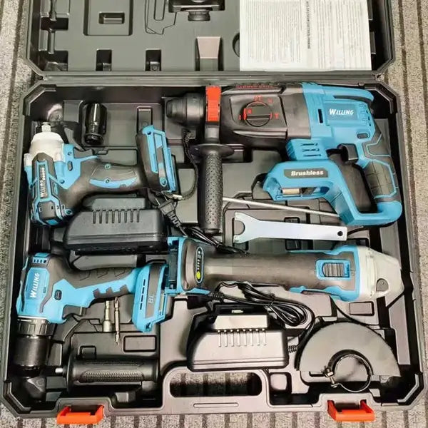 Makita Aku 4u1 – Udarni odvijač, brusilica, šrafilica, bušilica sa čekićem