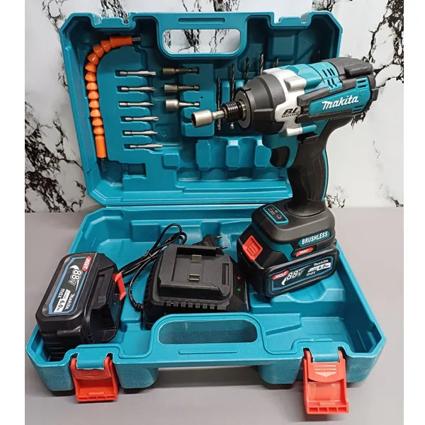 Makita Aku udarni odvijač srafilica 128v + 5 gedora + alat