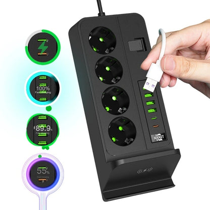 Multifunkcionalni Produzni Kabl Sa USB portovima i WiFi punjačem