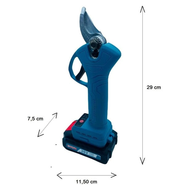 Aku makaze za rezanje voća 88V + dve baterije