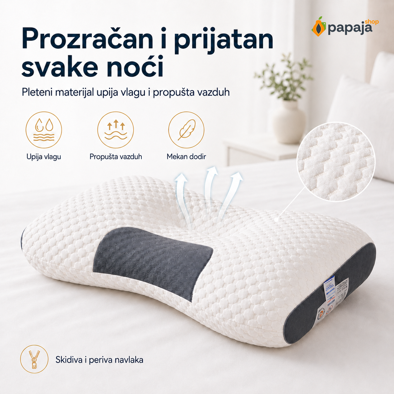 Anatomski Jastuk za Vrat — slika 5