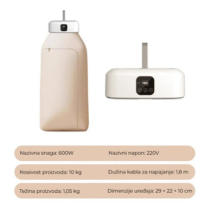 Automatska mašina za sušenje i peglanje odeće