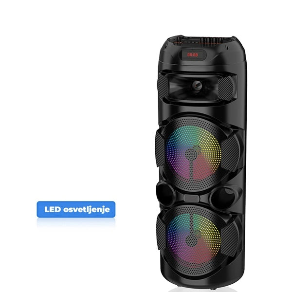 Bluetooth karaoke zvučnik sa RGB osvetljenjem