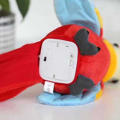 Brbljivi plišani papagaj