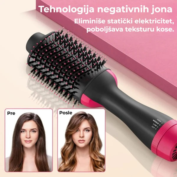 Četka za sušenje i oblikovanje kose 3 u 1 - Četka za feniranje kose