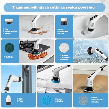 Električna četka za čišćenje 7u1