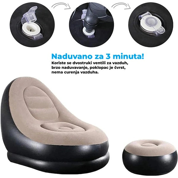 Fotelja i stolica na naduvavanje